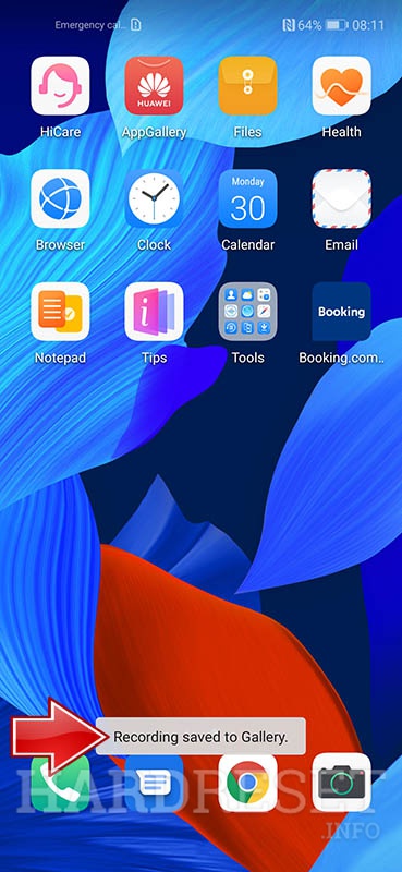 ¿Cómo activar la grabación de pantalla en Huawei?