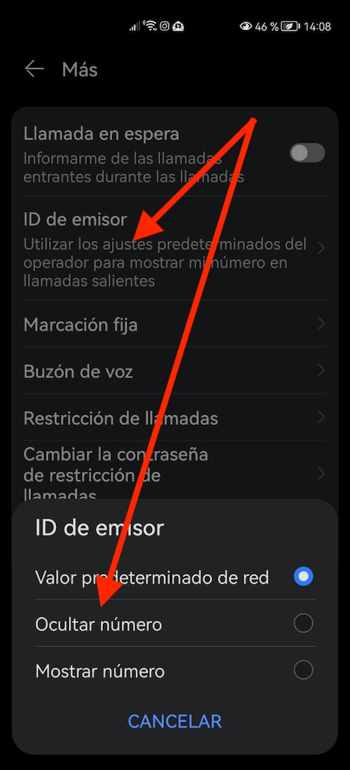 ¿Cómo mostrar el ID de llamada?