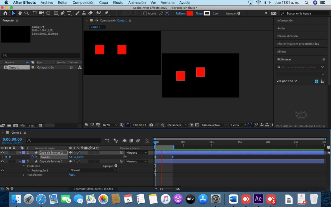 ¿Cómo aumentar la velocidad de una animacion en After Effects?
