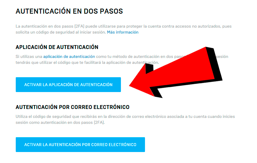¿Qué es el 2FA de fortnite?