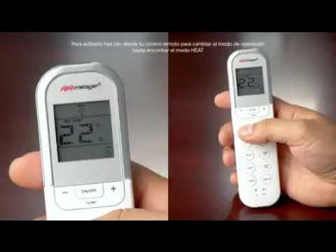 ¿Cómo se pone la calefacción en un minisplit?