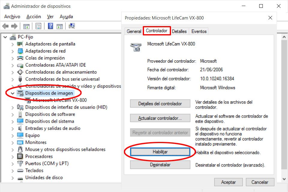 ¿Cómo activar la cámara de mi PC Windows 8?