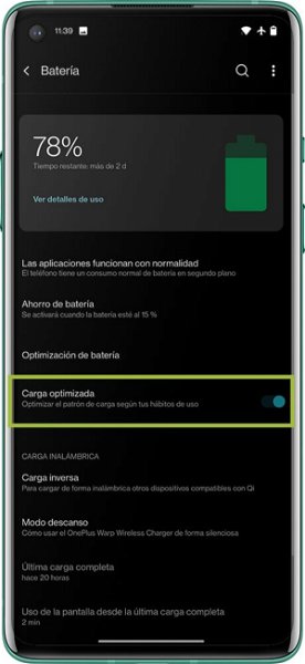 ¿Cómo saber si mi Huawei está en carga rapida?