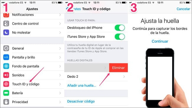 ¿Qué iPhone tiene huella en la pantalla?