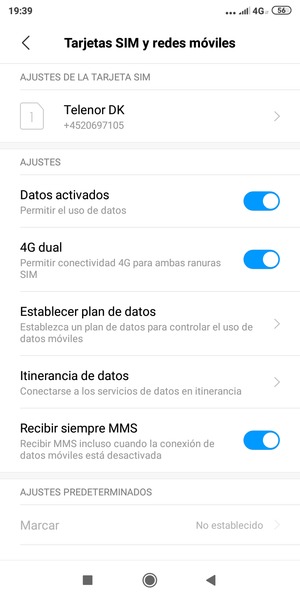 ¿Cómo activar Itinerancia de datos en Xiaomi Redmi Note 11?