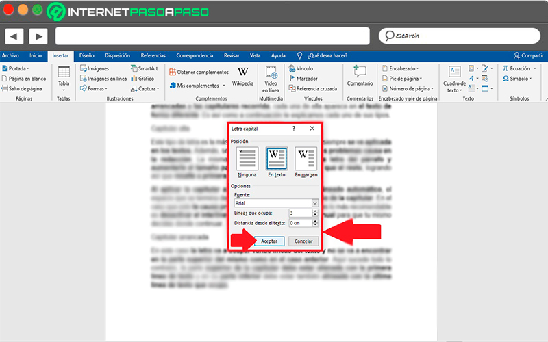 ¿Cómo se llama la letra grande al inicio de un texto?