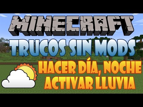 ¿Cómo hacer que llueva en Minecraft sin comandos?