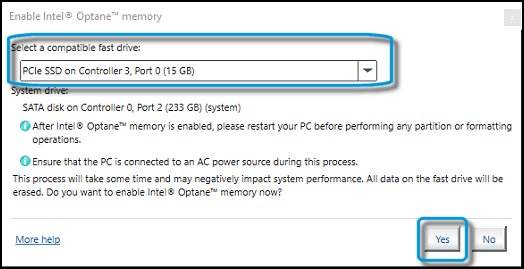 ¿Cómo resetear memoria Optane?