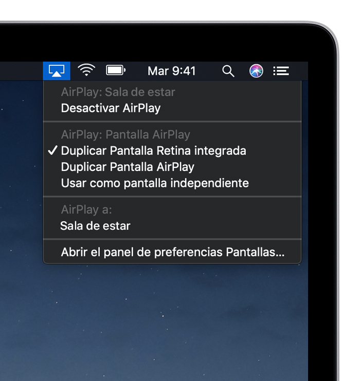 ¿Por qué no puedo activar AirPlay en mi Mac?