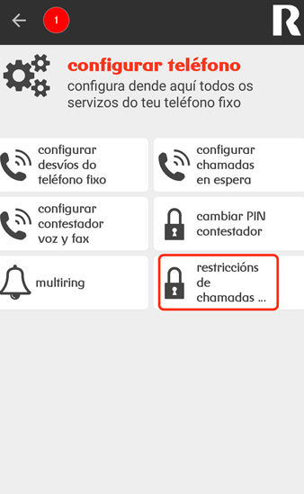 ¿Qué es el servicio de restricción de llamadas entrantes?