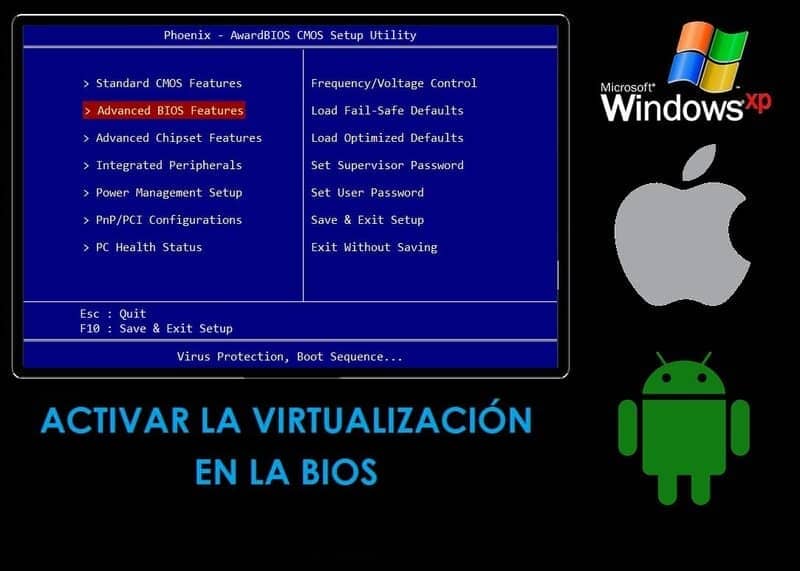 ¿Cómo activar la virtualización en Windows 10 sin BIOS?