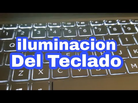 ¿Cómo encender la luz del teclado de mi laptop Windows 10?