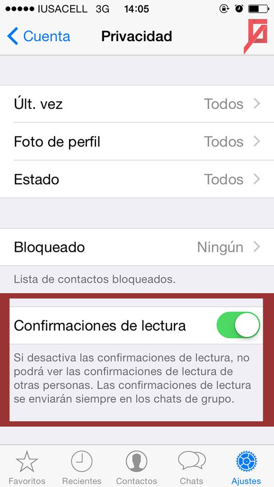 ¿Qué pasa si desactivo las palomitas de WhatsApp?