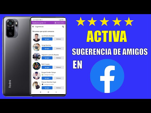 ¿Cómo hacer para que me aparezcan sugerencias de amigos en Facebook?