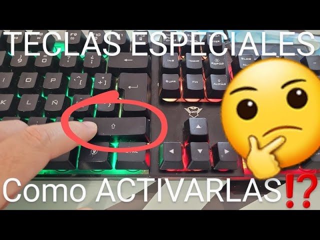 ¿Cómo activar las teclas F1 F2 f3 f4 f5?