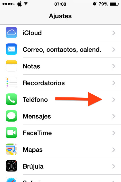 ¿Cómo activar llamada en espera en mi iPhone 7?