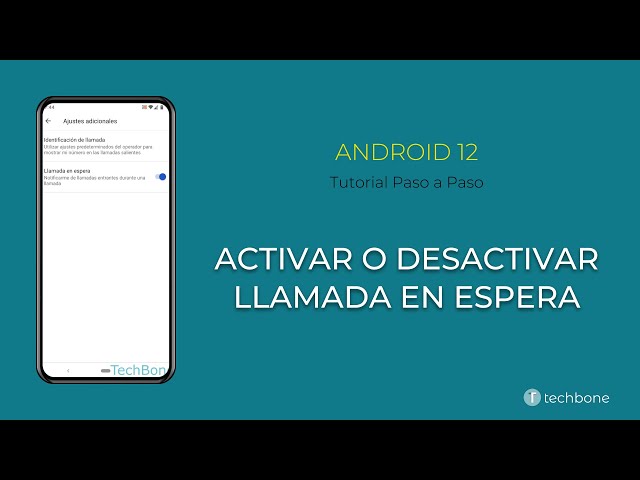 ¿Cómo se activa la función de llamada en espera?