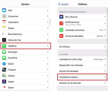 ¿Cómo se activa la llamada en espera?