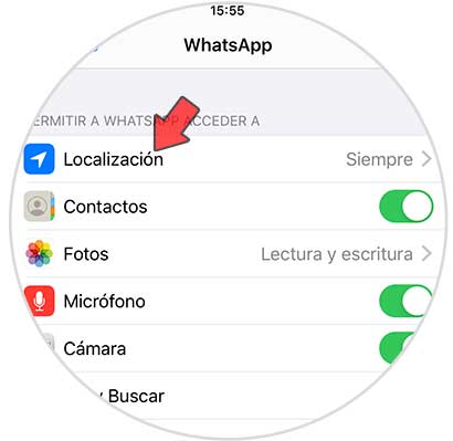 ¿Cómo se activa la localizacion en WhatsApp?