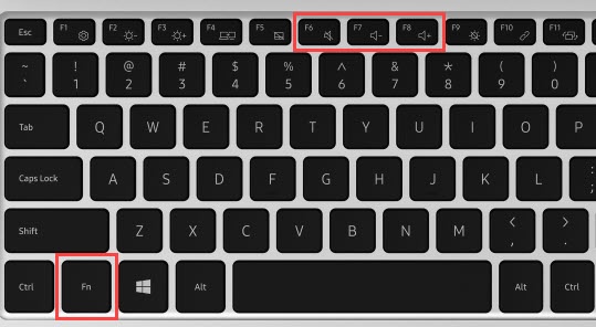¿Cómo activar los botones de volumen del teclado?