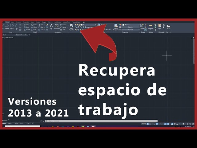 ¿Cómo activar la barra de herramientas de AutoCAD 2023?