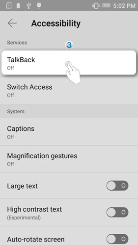 ¿Cómo activar comando de voz en TalkBack?