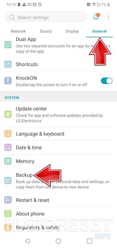¿Cómo activar los datos de un celular LG?