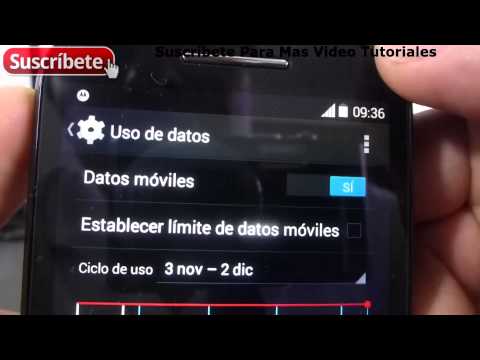 ¿Cómo activar los datos móviles en un moto g60?