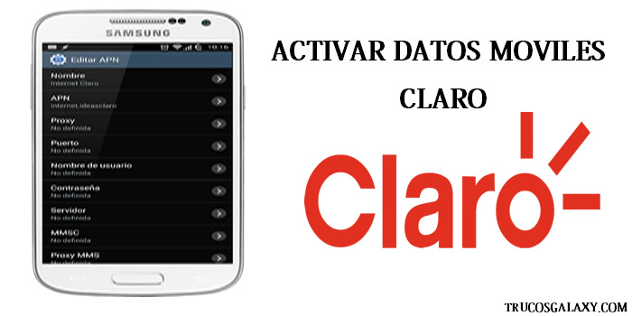 ¿Qué hay que hacer para activar los datos móviles?