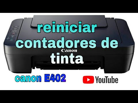 ¿Cómo se hace la configuración de tinta Canon?