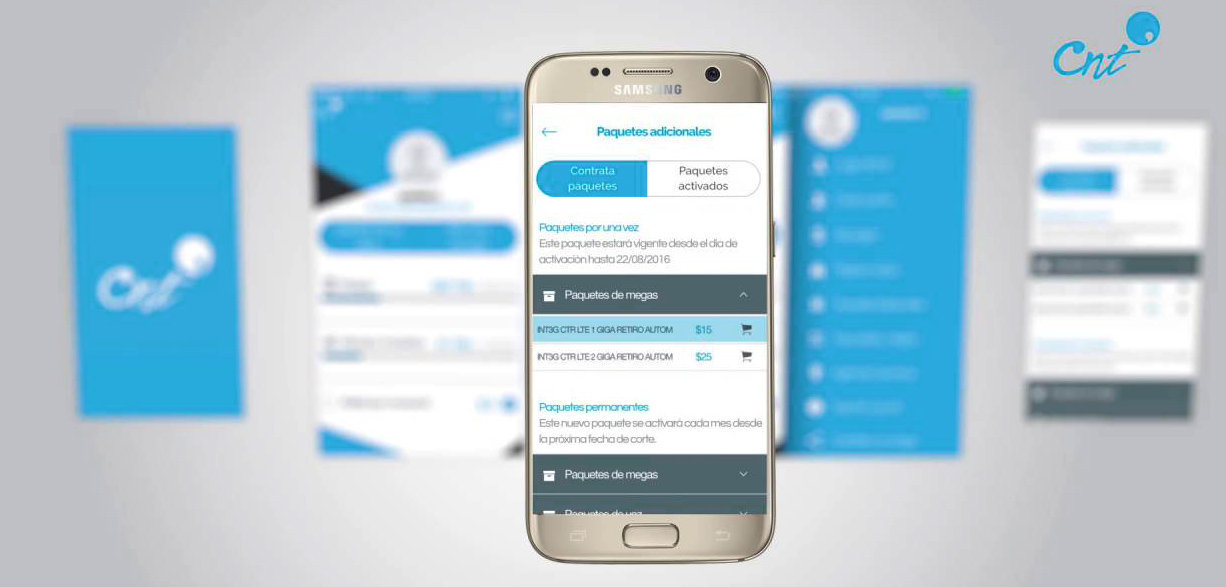 ¿Cómo activar un paquete de datos en CNT?