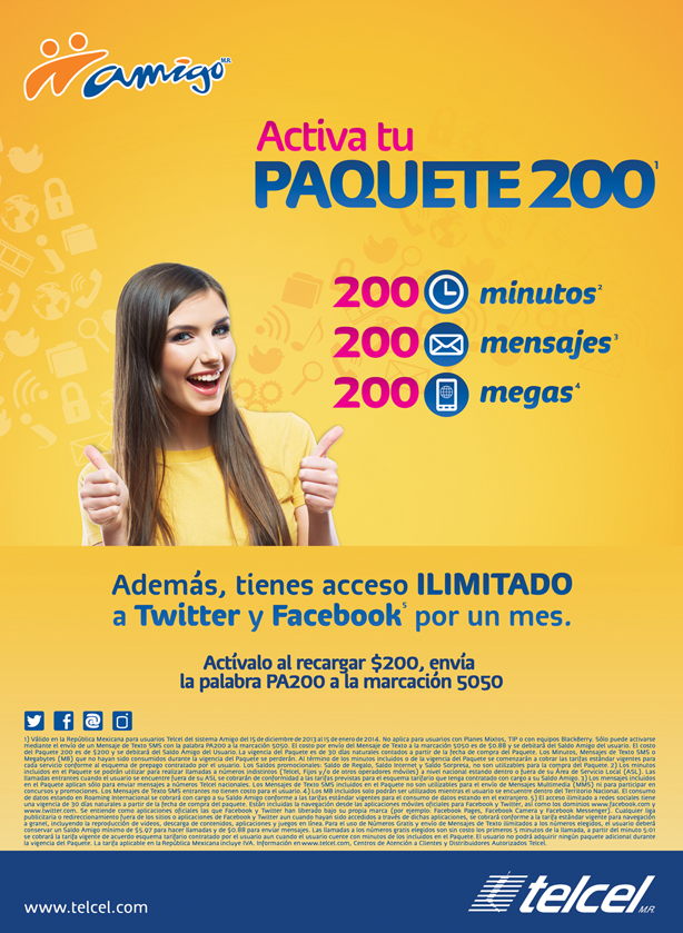 ¿Cuánto dura el plan de $100 de Telcel?
