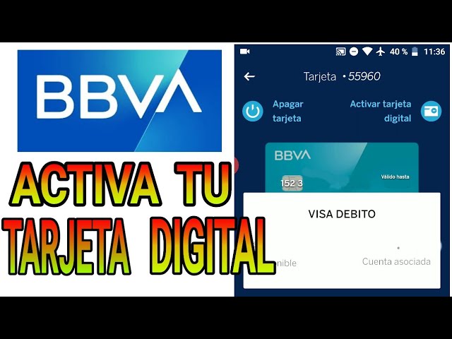¿Cómo activar mi tarjeta de débito BBVA desde la app?