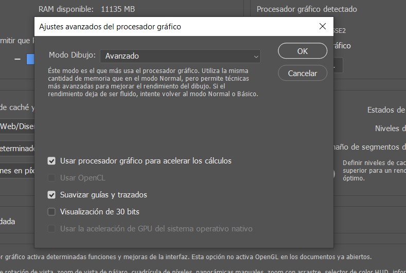 ¿Cómo habilitar dibujo OpenGL?