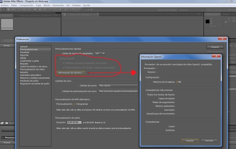 ¿Cómo activar el procesador grafico en Photoshop?
