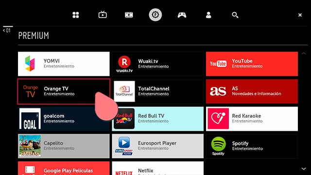 ¿Cómo puedo ver Orange TV en mi Smart TV?