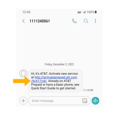 ¿Cómo activar un paquete AT&T por mensaje?
