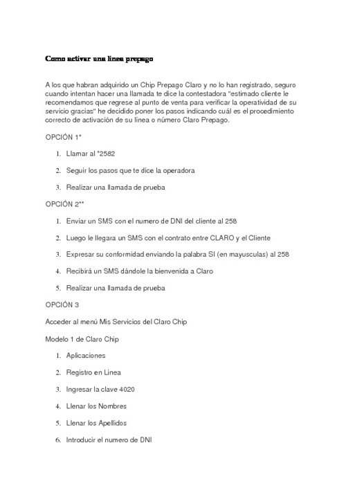 ¿Cómo se activan los datos en Claro?