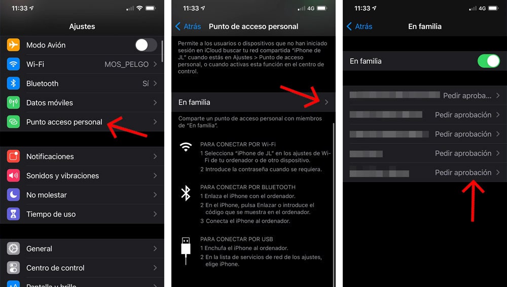 ¿Qué es el Punto de acceso personal iPhone?