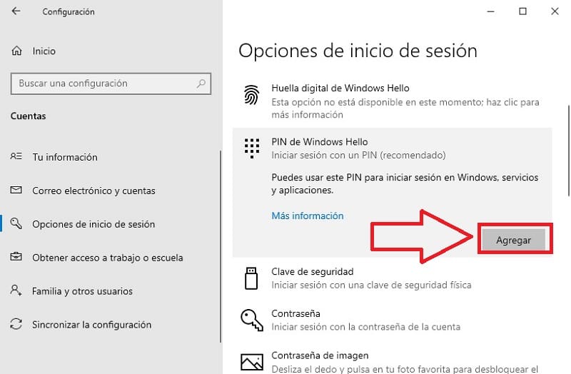 ¿Cómo activar Fingerprint Windows 10?