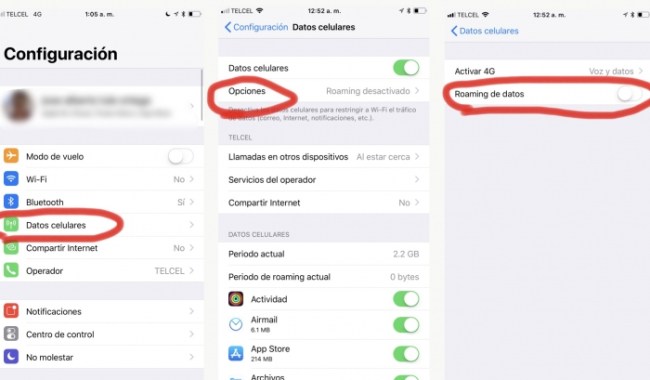 ¿Cómo saber si está activado el roaming?