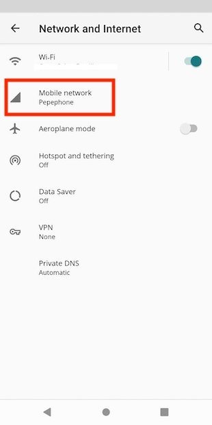 ¿Dónde se activa el roaming internacional?