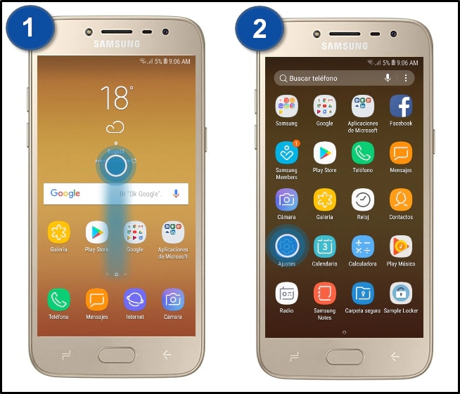¿Cómo activar Screen Mirroring Samsung j2?