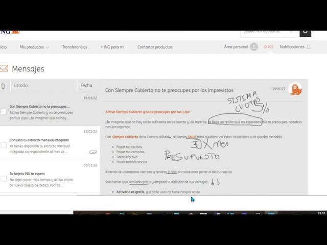 ¿Cómo se activa el siempre cubierto de ING?