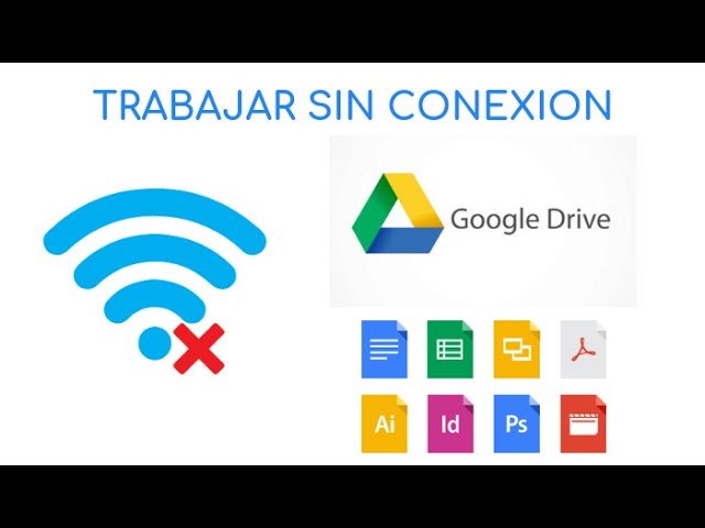 ¿Cómo sincronizar el uso de Google Drive sin conexión a Internet?