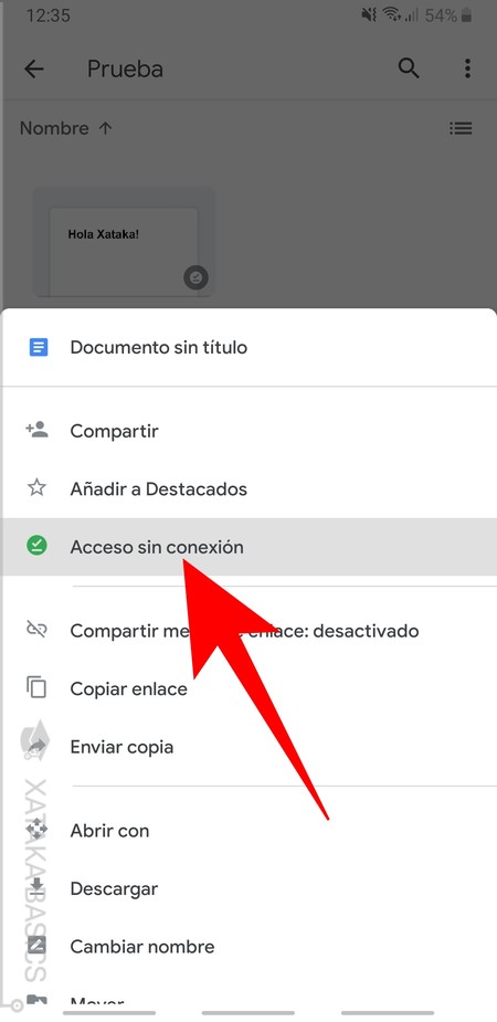 ¿Dónde se guardan los archivos sin conexión de Google Drive?