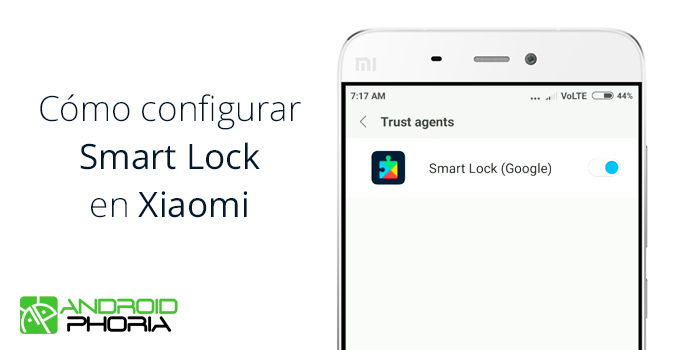 ¿Dónde se encuentra Smart Lock en Xiaomi?