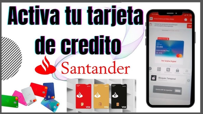 ¿Cómo activar tarjeta Santander desde un cajero?
