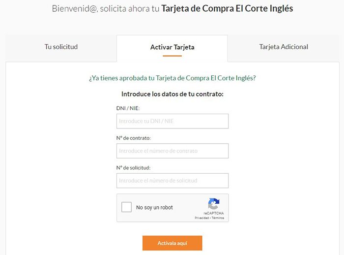 ¿Cómo saber el disponible de mi Tarjeta El Corte Inglés?