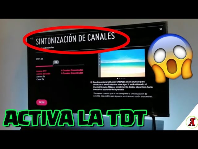 ¿Cómo poner TDT en un Smart TV?